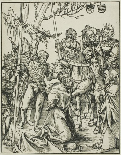 Pyhä Jaakob Suurempi, Apostolien marttyyrikuolemasta. tekijältä Lucas Cranach the Elder