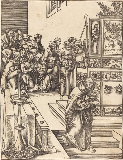 Pyhä Johannes evankelista tekijältä Lucas Cranach the Elder