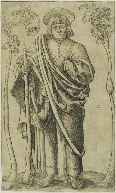Pyhä Juudas, Kristuksen, apostolien ja Paavalin kirjeistä tekijältä Lucas Cranach the Elder