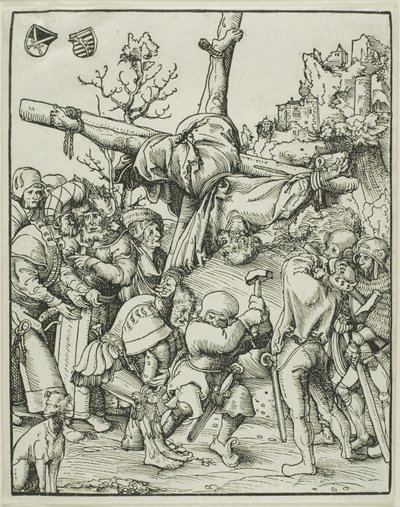 Pyhä Pietari, Apostolien marttyyrikuolemasta. tekijältä Lucas Cranach the Elder