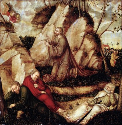 Agony in the Garden tekijältä Lucas Cranach the Elder