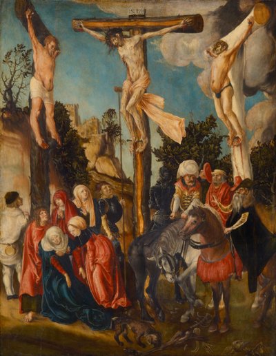 Ristiinnaulitseminen, 1501 tekijältä Lucas Cranach the Elder