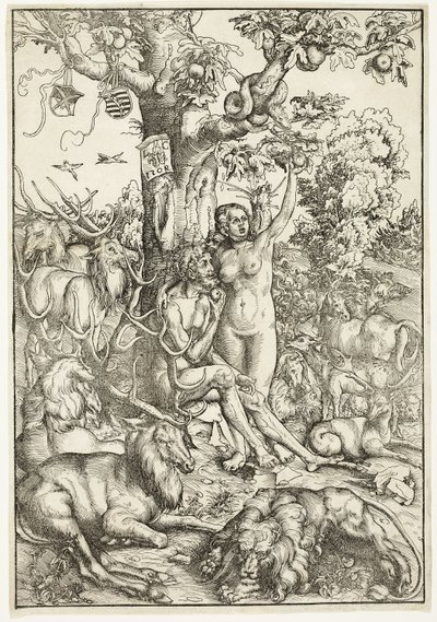 Ihmisen syntiinlankeemus tekijältä Lucas Cranach the Elder