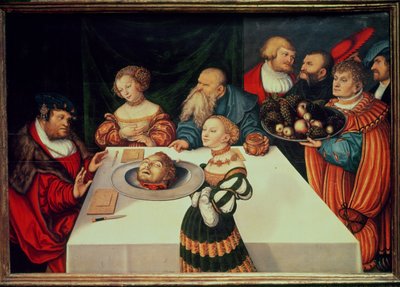 Herodeksen juhla tekijältä Lucas Cranach the Elder