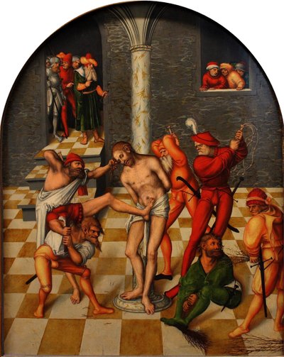Kristuksen liputus, 1538 tekijältä Lucas Cranach the Elder