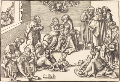 Pyhä sukulaisuus tekijältä Lucas Cranach the Elder