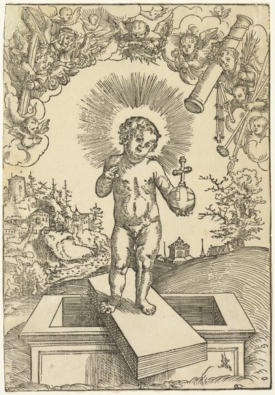 Kristuksen lapsi lunastajana tekijältä Lucas Cranach the Elder