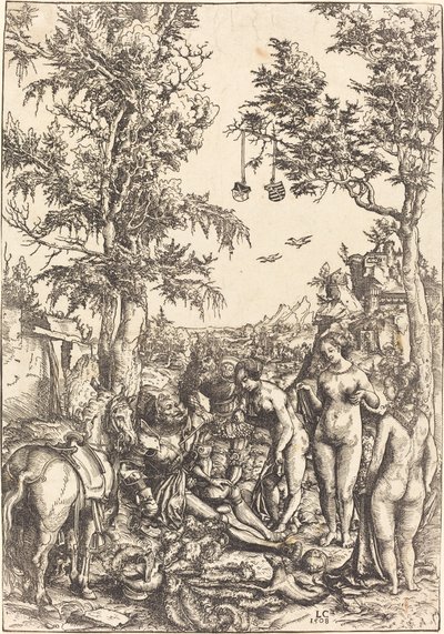 Pariisin tuomio tekijältä Lucas Cranach the Elder