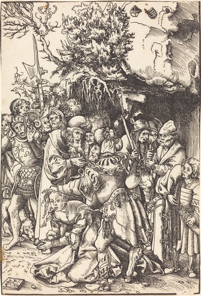 Pyhän Barbaran marttyyrikuolema tekijältä Lucas Cranach the Elder