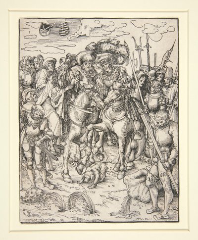 Pyhän Matteuksen marttyyrikuolema tekijältä Lucas Cranach the Elder