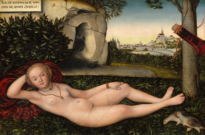 Kevään nymfi tekijältä Lucas Cranach the Elder