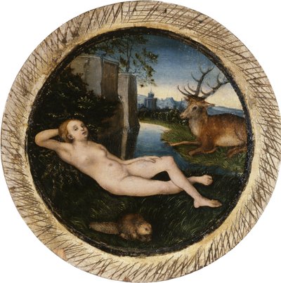 Kevään nymfi tekijältä Lucas Cranach the Elder