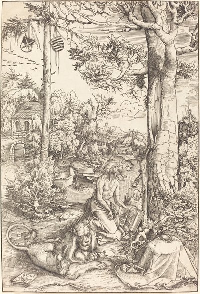 Pyhän Hieromuksen katumus tekijältä Lucas Cranach the Elder