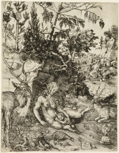 Pyhän Johannes Krysostomoksen katumus tekijältä Lucas Cranach the Elder