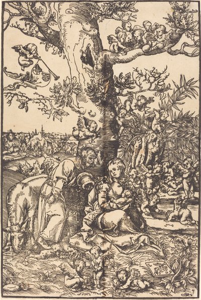 Loput lennossa Egyptiin tekijältä Lucas Cranach the Elder
