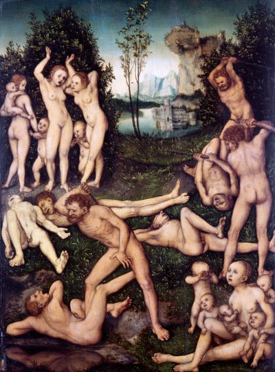 Hopeakausi, 1527 tekijältä Lucas Cranach the Elder