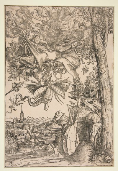 Pyhän Antoniuksen koettelemukset tekijältä Lucas Cranach the Elder