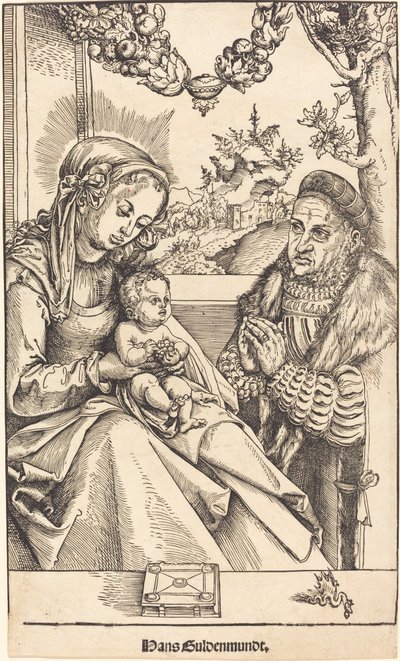 Frederic Viisaan Saksin ihaama Neitsyt ja lapsi tekijältä Lucas Cranach the Elder