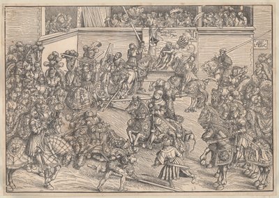 Turnaus, 1509 tekijältä Lucas Cranach the Elder