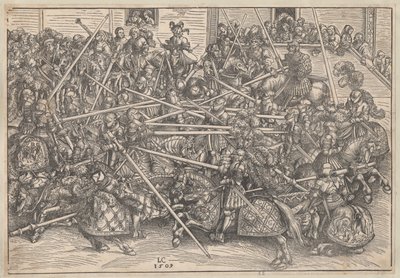 Turnaus, 1509 tekijältä Lucas Cranach the Elder