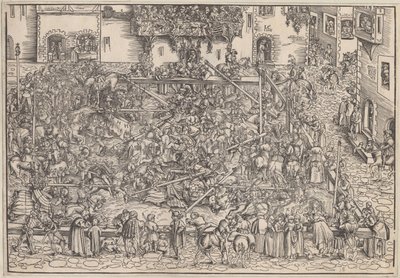 Turnaus, 1509 tekijältä Lucas Cranach the Elder