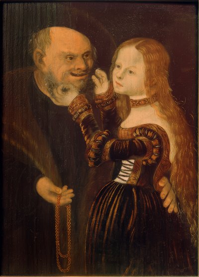 Epätasainen pari tekijältä Lucas Cranach the Elder