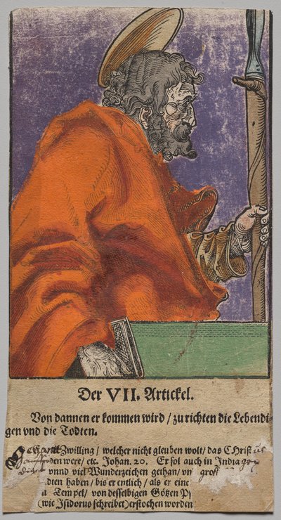 Tuomas Kristuksesta, apostoleista ja pyhästä Paavalista tekijältä Lucas Cranach the Elder, After