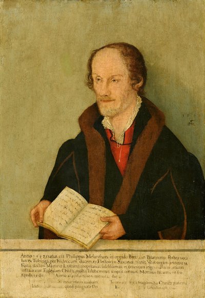 Philipp Melanchthonin muotokuva tekijältä Lucas Cranach the Younger