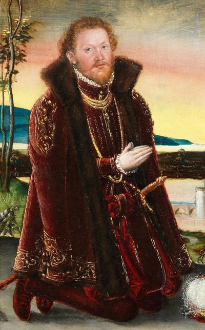 Muotokuva prinssi Joachim Ernst von Anhaltista tekijältä Lucas Cranach the Younger