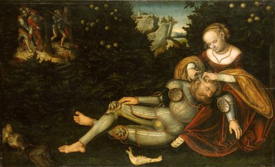 Simson ja Delilah tekijältä Lucas Cranach the Younger