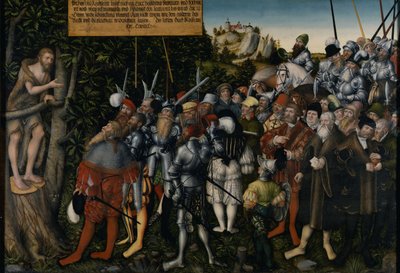 Johannes Kastajan saarna, 1549 tekijältä Lucas Cranach the Younger