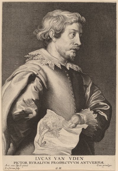 Lucas van Uden tekijältä Lucas Emil Vorsterman after Sir Anthony van Dyck