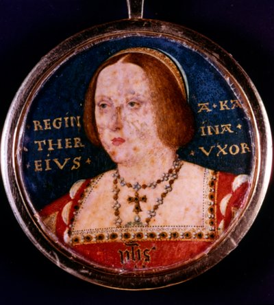 Katariina Aragonialainen, Henrik VIII:n ensimmäinen vaimo, c1510-1533 tekijältä Lucas Horenbout