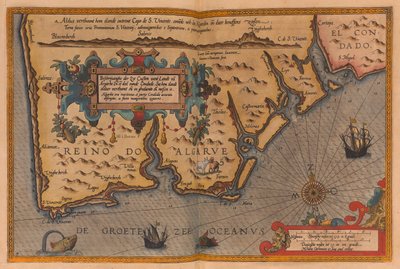 Ylikokoinen atlas "Speculum nauticum super navigatione maris occidentalis confectu, continens omnes oras maritimas Galliae, Hispaniae, and praecipuarum partium Angliae", noin 1591 (piirustus). tekijältä Lucas Janszoon Waghenaer