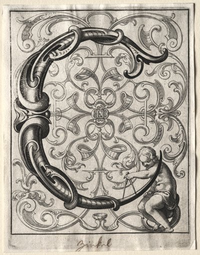 Uusi ABC-vihkonen: C, 1627. tekijältä Lucas Kilian