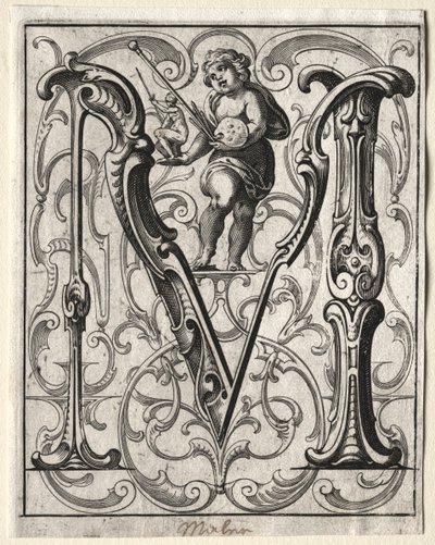 Uusi ABC-vihkonen: M, 1627. tekijältä Lucas Kilian