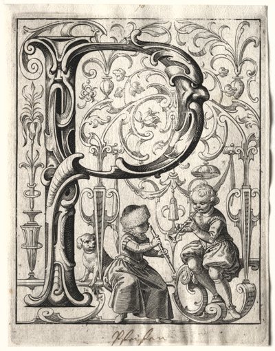 Uusi ABC-vihkonen: P, 1627. tekijältä Lucas Kilian