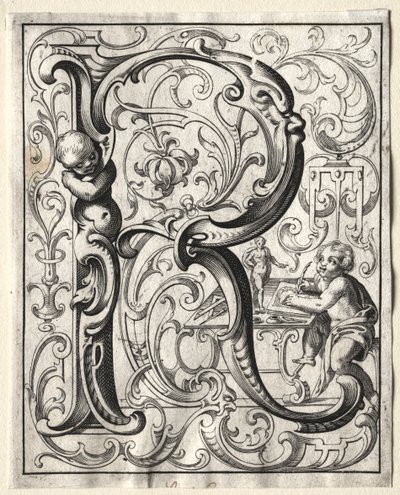 Uusi ABC-vihkonen: R, 1627. tekijältä Lucas Kilian