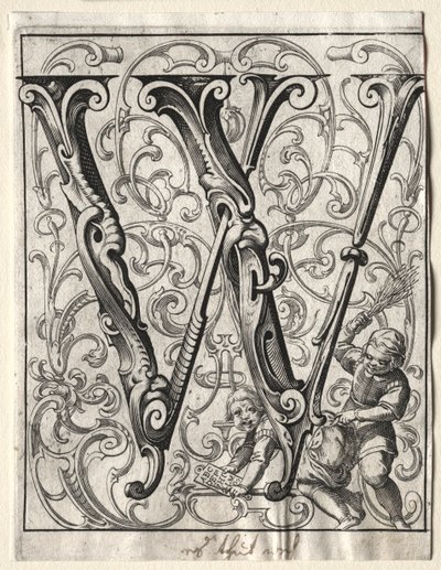 Uusi ABC-vihkonen: W, 1627. tekijältä Lucas Kilian