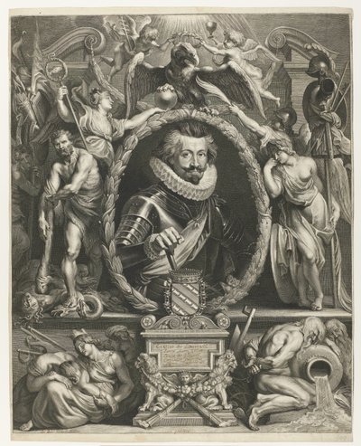 Bucquoyn kreivin Charles Bonaventure de Longuevalin muotokuva Muotokuva Charles-Bonaventure de Longuevalista, Graaf van Bucquoysta tekijältä Lucas Vorsterman (I)