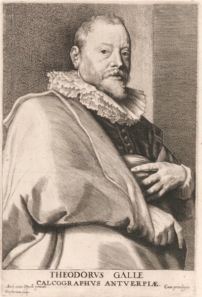 Theodore Galle / Theodorvs Galle / Calcographvs Antwerpen tekijältä Lucas Vorsterman