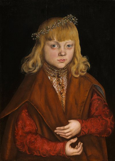 Saksin prinssi, n. 1517 (öljy paneelille) tekijältä Lucas the Elder Cranach