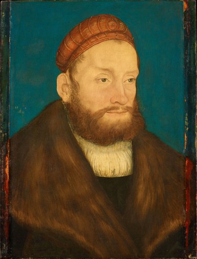 Casimir de Brandebourg Culmbach (1481-1527) - Brandenburg-Bayreuthin markkreivi Casimir, kirjoittanut Cranach, Lucas, vanhempi (1472-1553). Öljy puulle, vuoden 1524 jälkeen. Mitat : 37,3x28,5 cm. Taidehistoriallinen museo, Vienne tekijältä Lucas the Elder Cranach
