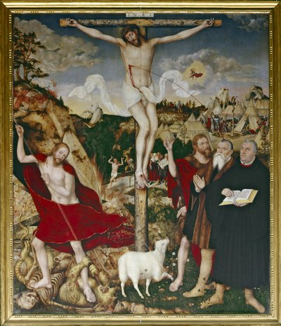 Kristus ristillä tekijältä Lucas the Elder Cranach