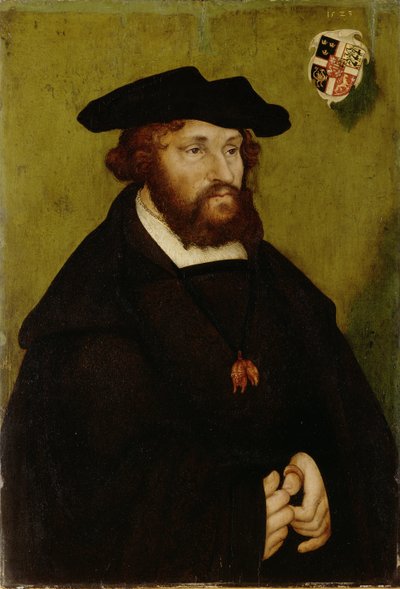 Christian II de Danemark, Norvege et Suede - Tanskan kuninkaan Christian II:n (1481-1559) muotokuva Cranach, Lucas, vanhempi (1472-1553). Öljy puulle tekijältä Lucas the Elder Cranach
