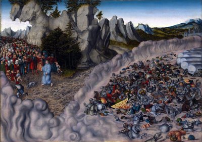 ""La traversee de la mer Rouge par le peuple israelite, l