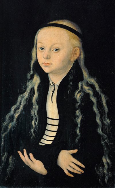 Magdalena Luther, uudistaja Martin Lutherin tytär ... tekijältä Lucas the Elder Cranach