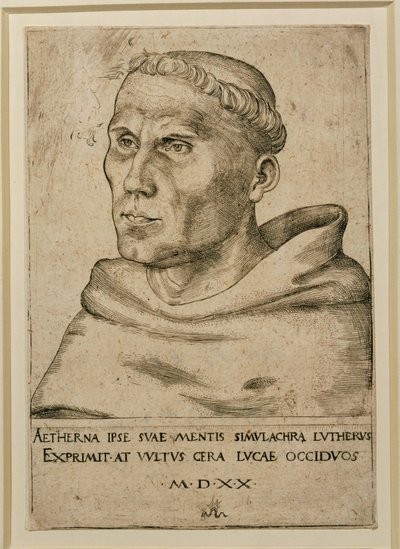 Martin Luther ... (kaiverrus) tekijältä Lucas the Elder Cranach