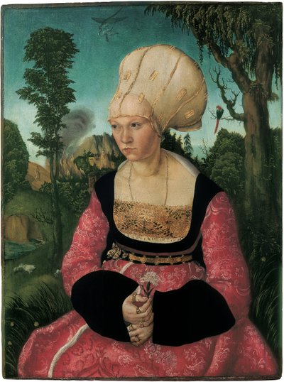 Anna Cuspinianin muotokuva, Cranach, Lucas, vanhin (1472-1553). Öljy puulle tekijältä Lucas the Elder Cranach