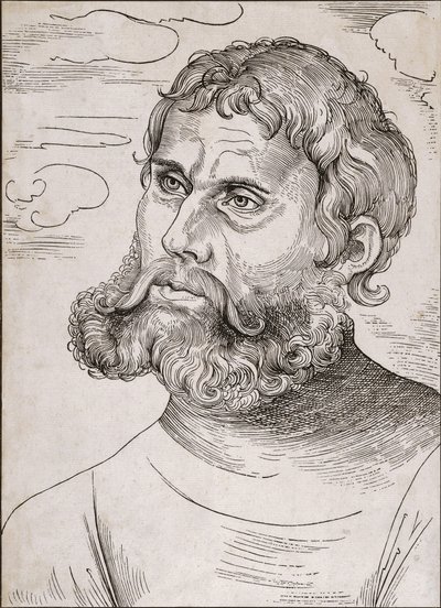 Martti Lutherin muotokuva "Junker Jorgina" - Lucas Cranach vanhin - 1522 tekijältä Lucas the Elder Cranach